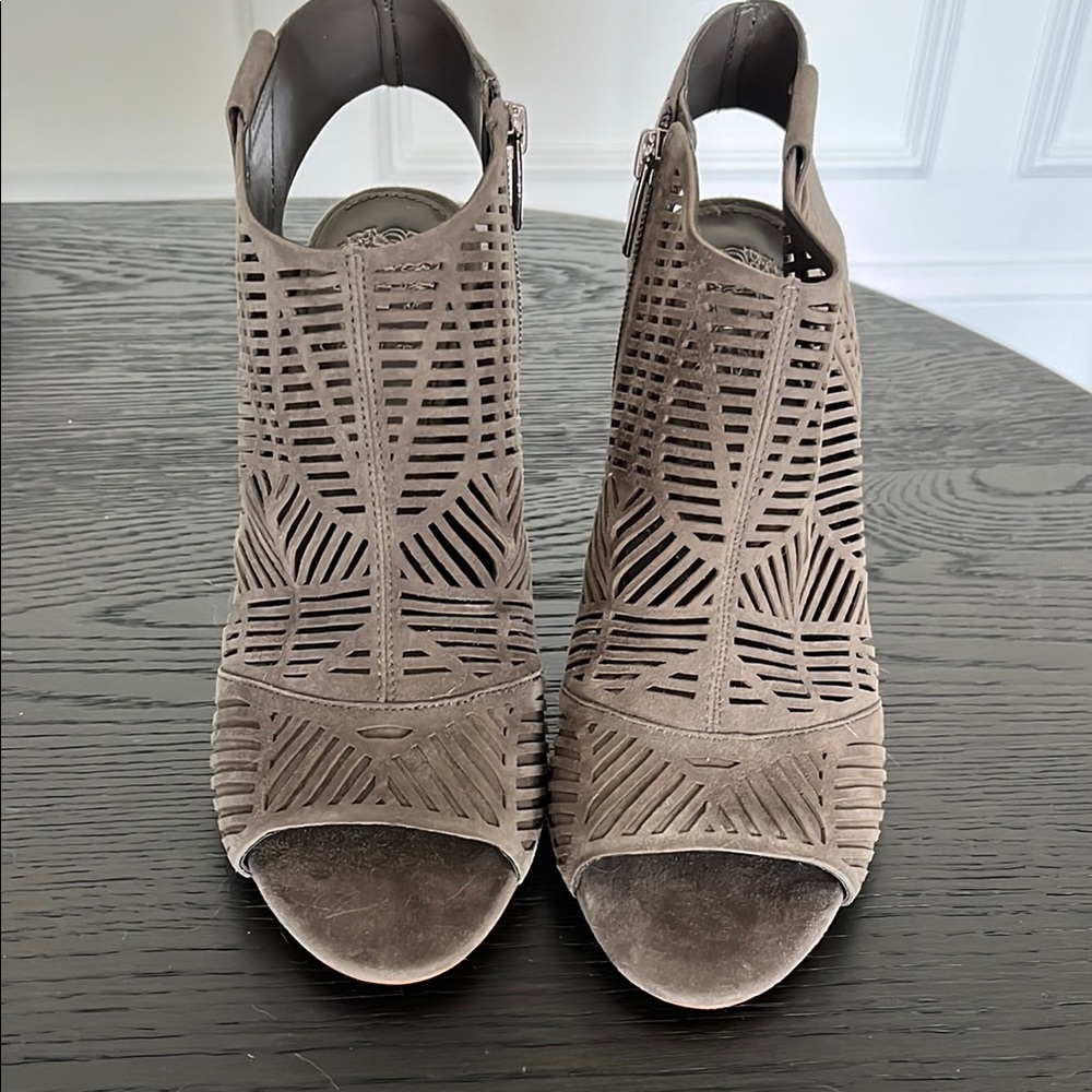 New Vince Camuto Peep-Toe Booties